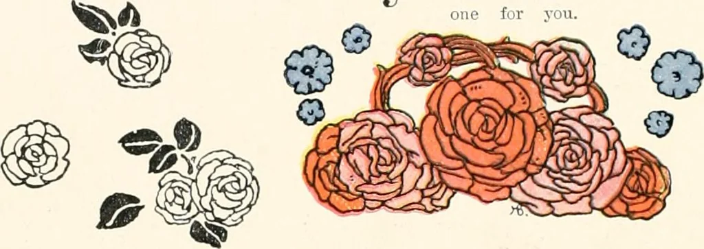 An illustration from The singing circle; a picture book of action songs, other songs, and dances, 1911, leaf 67