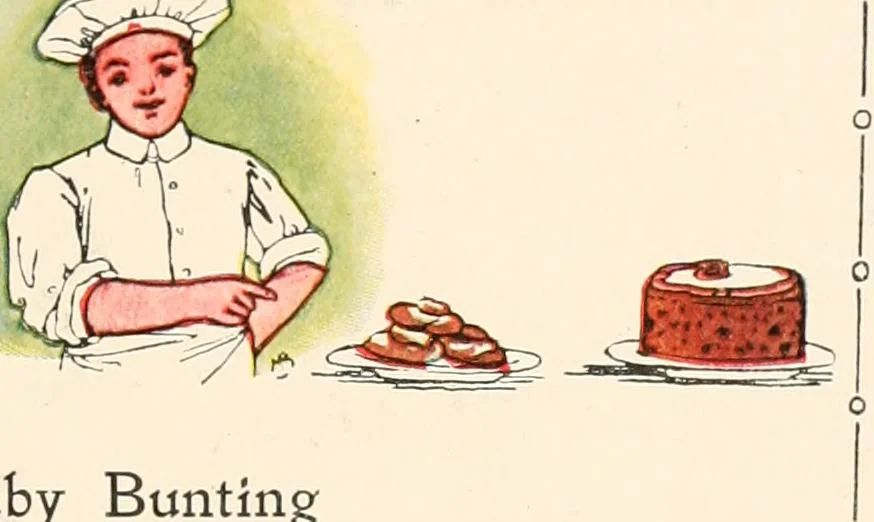 An illustration from The singing circle; a picture book of action songs, other songs, and dances, 1911, leaf 70