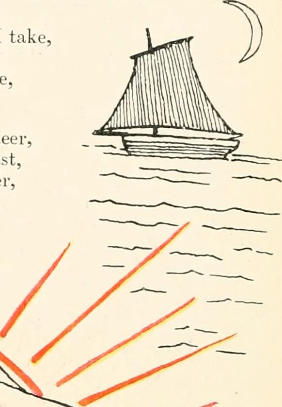 An illustration from The singing circle; a picture book of action songs, other songs, and dances, 1911, leaf 77