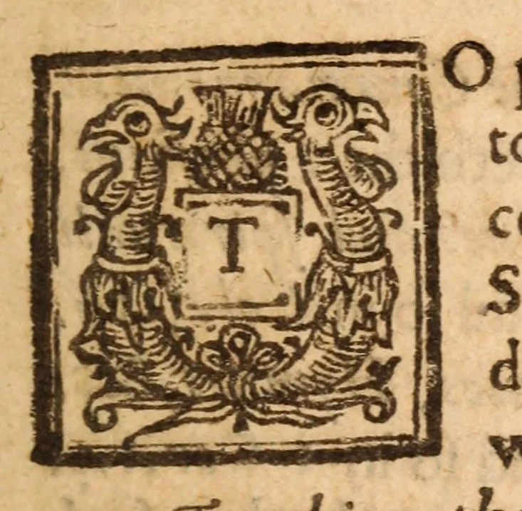 An illustration from Singing of psalmes a gospel-ordinance : or a treatise, wherein are handled these particulars, 1. Touching the duty it selfe; 2. Touching the matter to be sung; 3. Touching the singers; 4. Touching the manner of singing, 1650, leaf 9