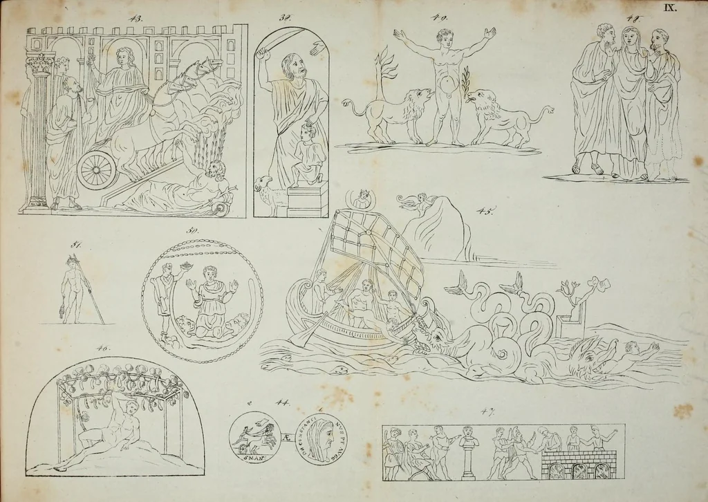 An illustration from Sinnbilder und Kunstvorstellungen der alten Christen, 1825, leaf 293