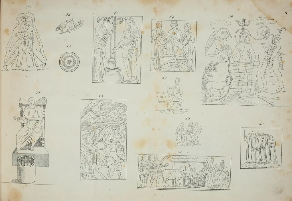 An illustration from Sinnbilder und Kunstvorstellungen der alten Christen, 1825, leaf 295