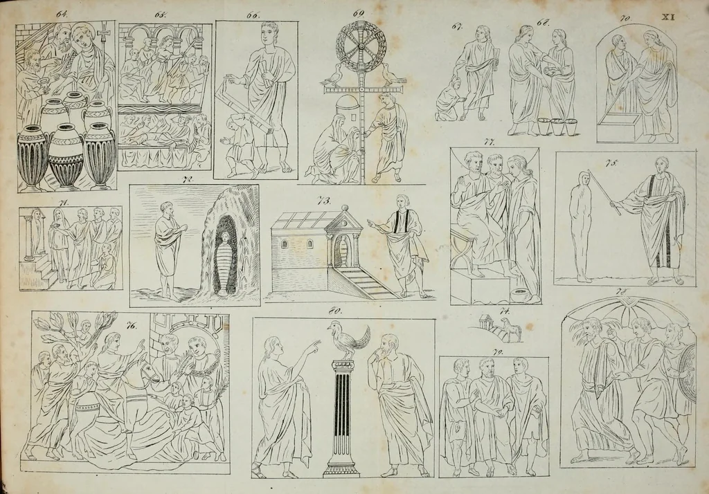 An illustration from Sinnbilder und Kunstvorstellungen der alten Christen, 1825, leaf 297