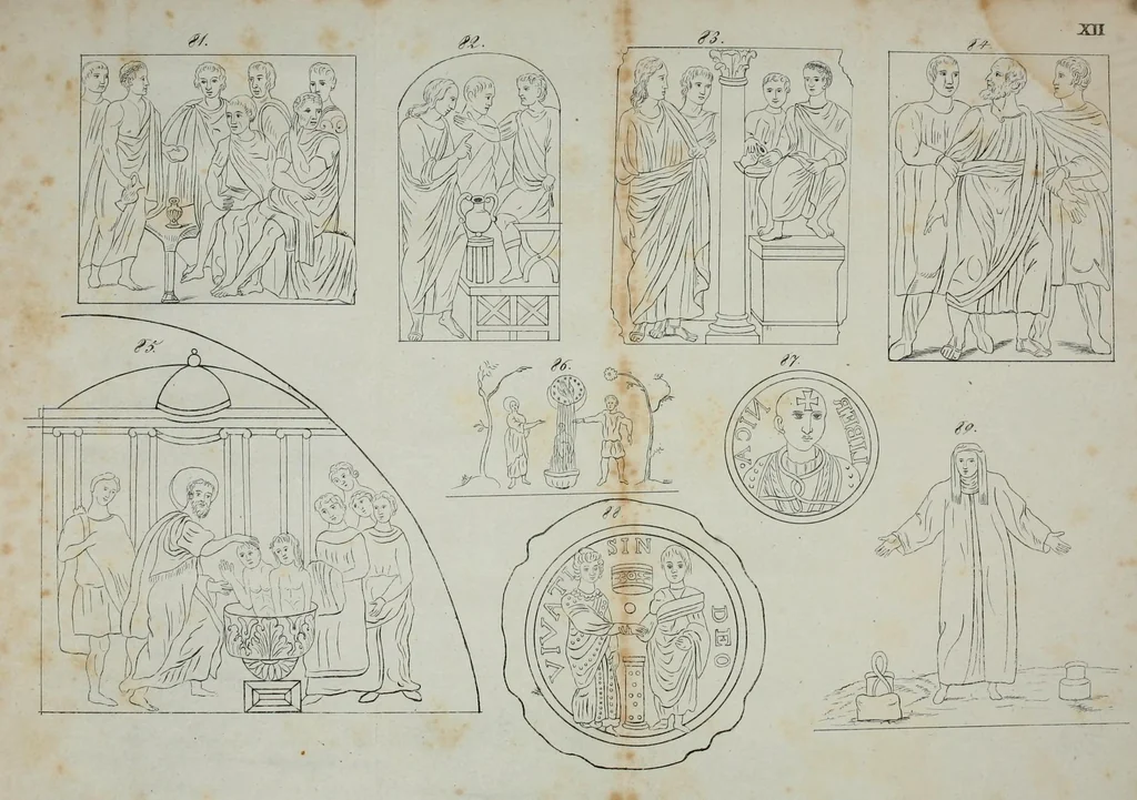 An illustration from Sinnbilder und Kunstvorstellungen der alten Christen, 1825, leaf 299