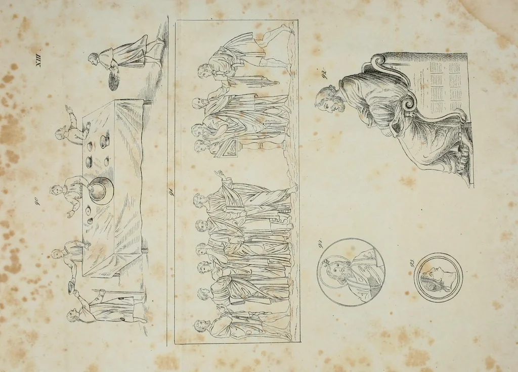 An illustration from Sinnbilder und Kunstvorstellungen der alten Christen, 1825, leaf 301