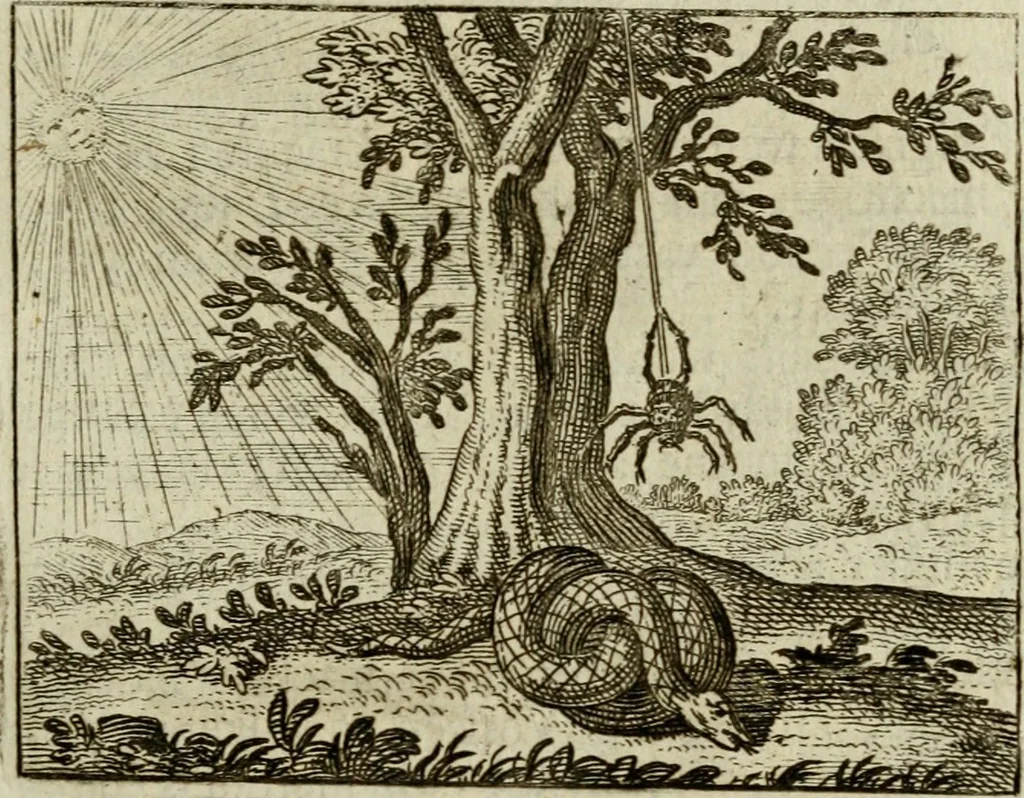 An illustration from Sinne- en minne-beelden ; Selfstryt ; Tooneel der mannelyke agtbaarheydt ; Galathea of Herderskalsgt ; Klagende maegden : en andere mengelrymen, 1779, leaf 138