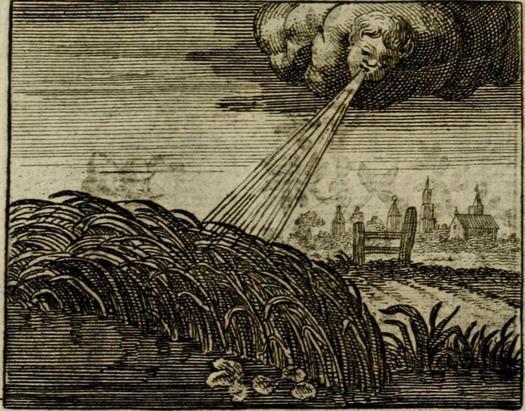 An illustration from Sinne- en minne-beelden ; Selfstryt ; Tooneel der mannelyke agtbaarheydt ; Galathea of Herderskalsgt ; Klagende maegden : en andere mengelrymen, 1779, leaf 211