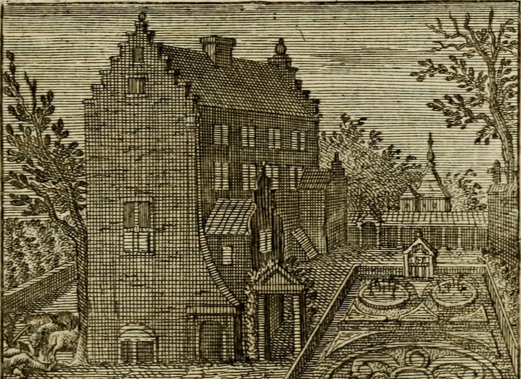 An illustration from Sinne- en minne-beelden ; Selfstryt ; Tooneel der mannelyke agtbaarheydt ; Galathea of Herderskalsgt ; Klagende maegden : en andere mengelrymen, 1779, leaf 486