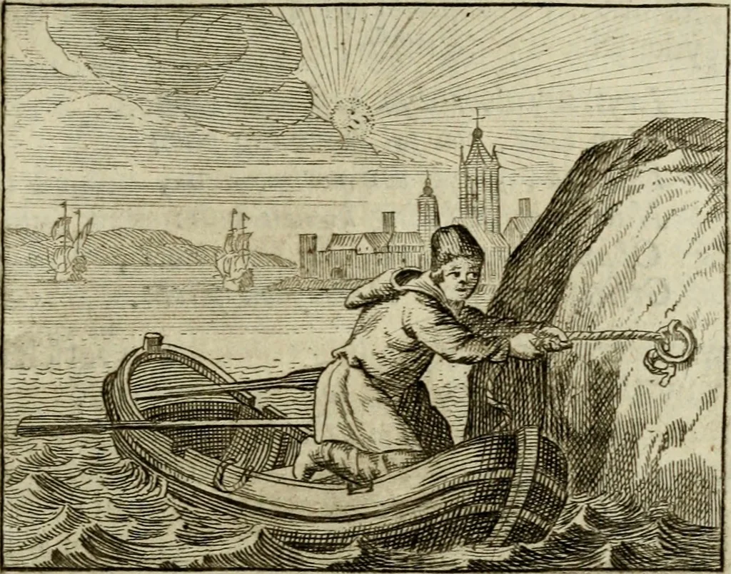 An illustration from Sinne- en minne-beelden ; Selfstryt ; Tooneel der mannelyke agtbaarheydt ; Galathea of Herderskalsgt ; Klagende maegden : en andere mengelrymen, 1779, leaf 88