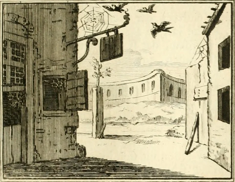 An illustration from Sinryke fabulen : verklaart en toegepast tot alderley zeede-lessen, dienstig om waargenoomen te werden in het menschelijke en burgerlijke leeven, 1685, leaf 342