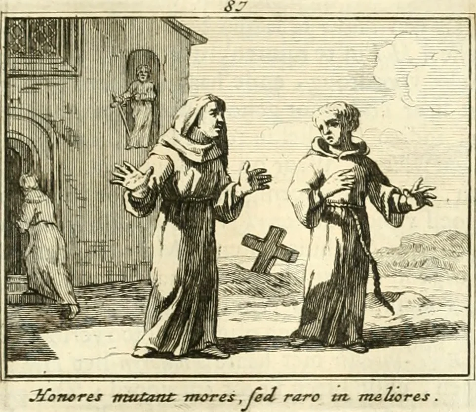 An illustration from Sinryke fabulen : verklaart en toegepast tot alderley zeede-lessen, dienstig om waargenoomen te werden in het menschelijke en burgerlijke leeven, 1685, leaf 612