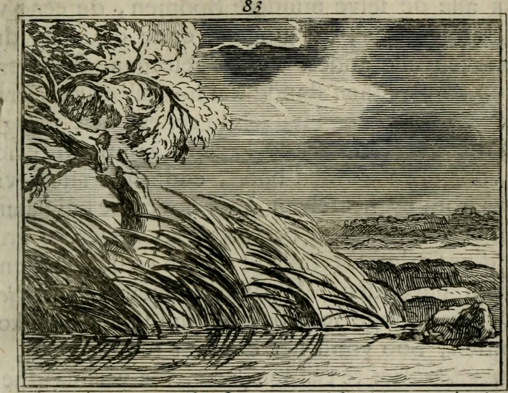 An illustration from Sinryke fabulen : verklaart en toegepast tot alderley zeede-lessen, dienstig om waargenoomen te werden in het menschelijke en burgerlijke leeven, 1685, leaf 568