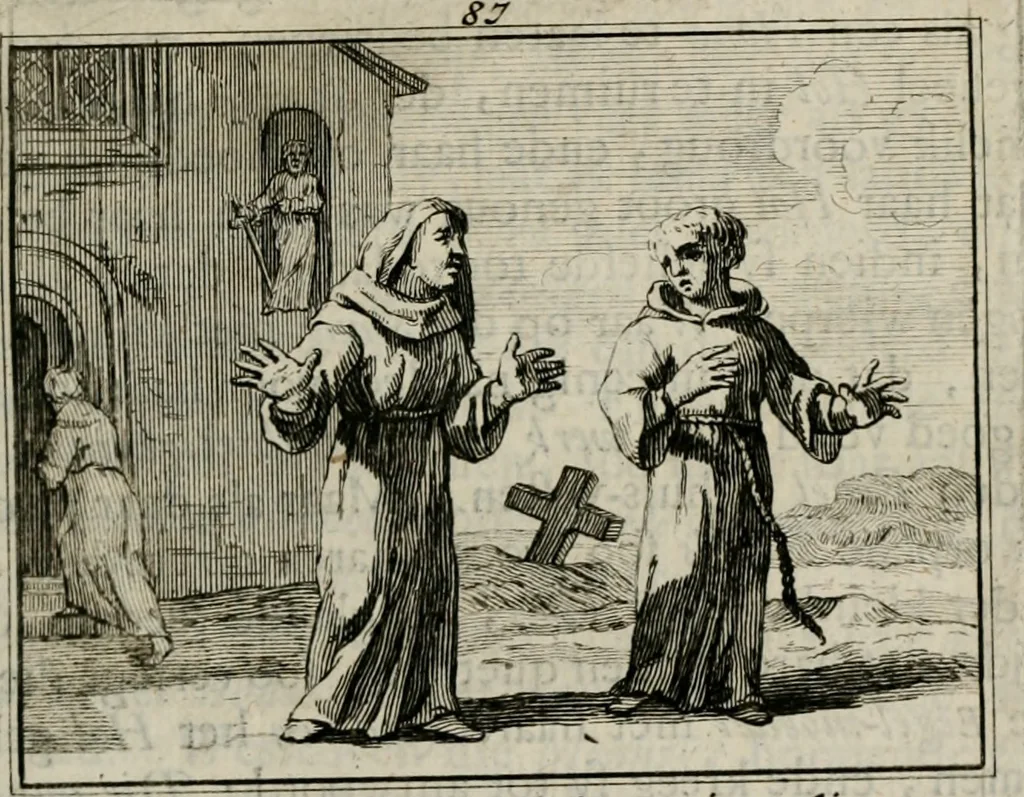 An illustration from Sinryke fabulen : verklaart en toegepast tot alderley zeede-lessen, dienstig om waargenoomen te werden in het menschelijke en burgerlijke leeven, 1685, leaf 612