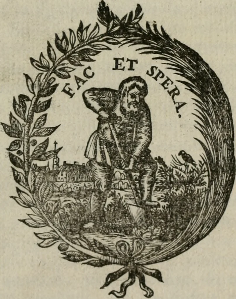 An illustration from Sinryke fabulen : verklaart en toegepast tot alderley zeede-lessen, dienstig om waargenoomen te werden in het menschelijke en burgerlijke leeven, 1685, leaf 8