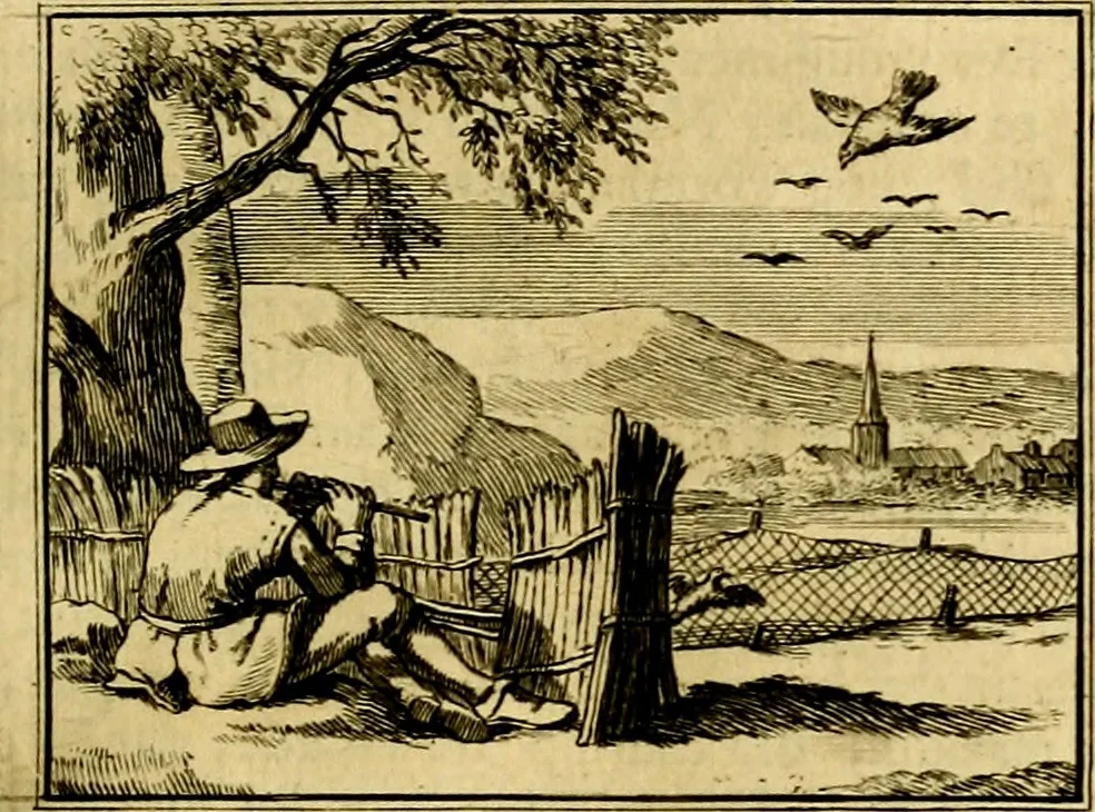 An illustration from Sinryke fabulen, : verklaart en toegepast tot alderley zeede-lessen, dienstig om waargenoomen te werden in het menschelijke en burgerlijke leeven, 1685, leaf 162