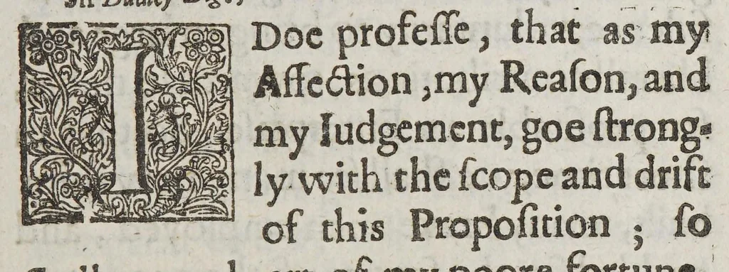 An illustration from Sir Beniamin Rudyerd his speech made in answer to the Spanish and French embassadors . . . August 28. 1641, 1641, leaf 9