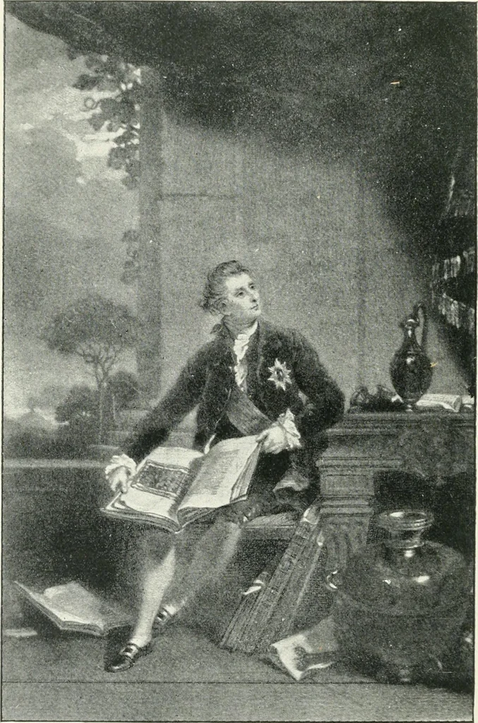 An illustration from Sir Joshua Reynolds's discourses on art, 1891, leaf 51