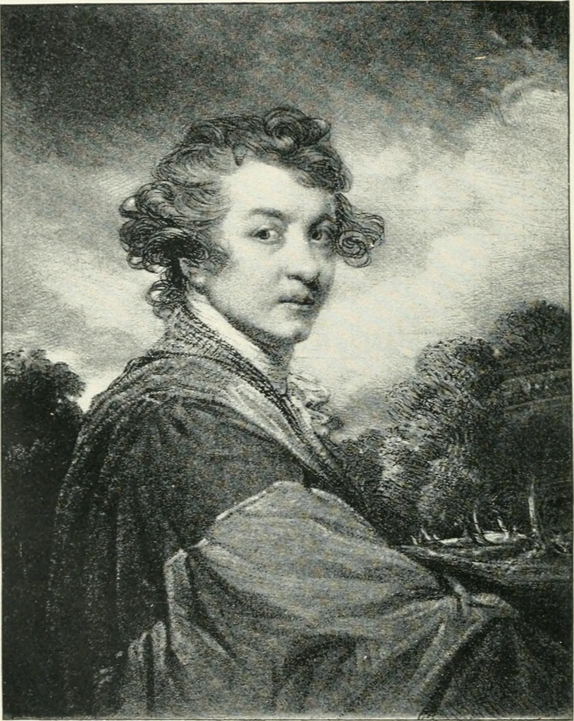 An illustration from Sir Joshua Reynolds's discourses on art, 1891, leaf 7