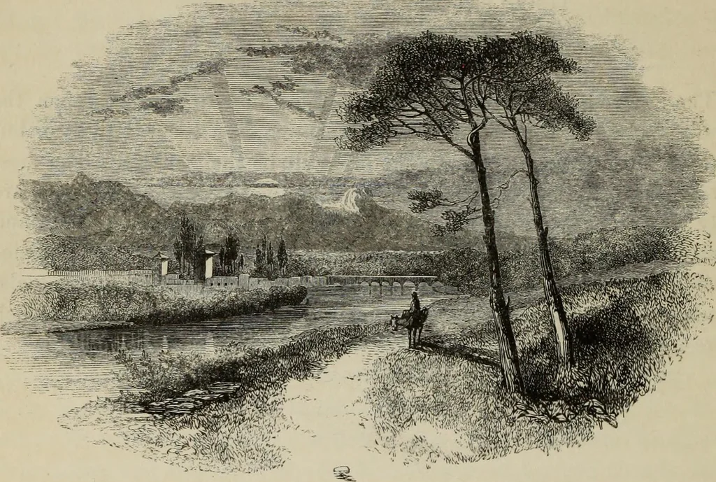 An illustration from Sir Uvedale Price, On the picturesque : with an essay On the origin of taste, and much original matter, 1842, leaf 135