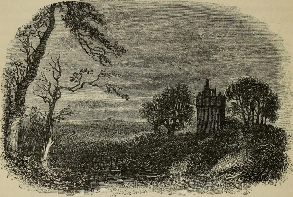 An illustration from Sir Uvedale Price, On the picturesque : with an essay On the origin of taste, and much original matter, 1842, leaf 155