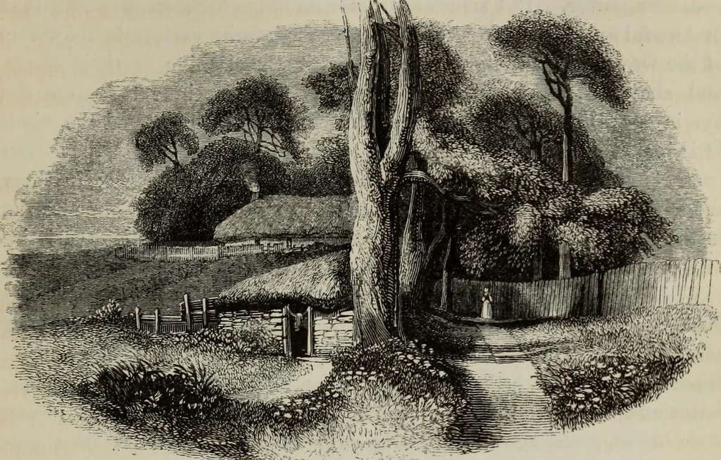 An illustration from Sir Uvedale Price, On the picturesque : with an essay On the origin of taste, and much original matter, 1842, leaf 220