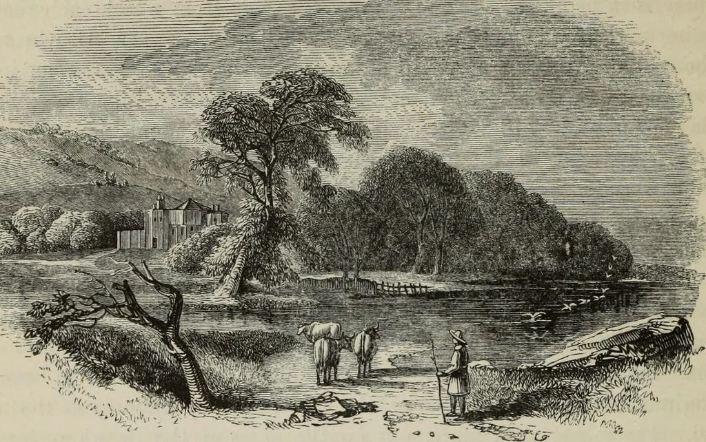 An illustration from Sir Uvedale Price, On the picturesque : with an essay On the origin of taste, and much original matter, 1842, leaf 295