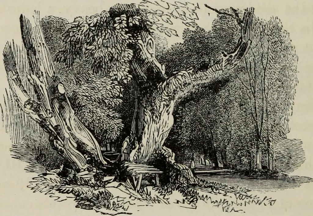 An illustration from Sir Uvedale Price, On the picturesque : with an essay On the origin of taste, and much original matter, 1842, leaf 343