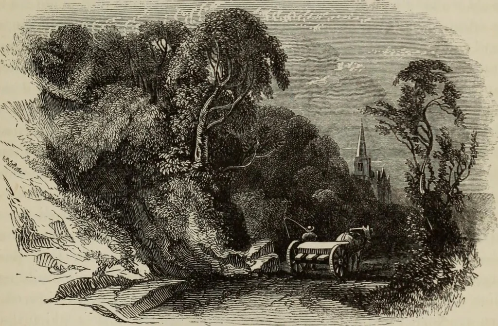An illustration from Sir Uvedale Price, On the picturesque : with an essay On the origin of taste, and much original matter, 1842, leaf 378