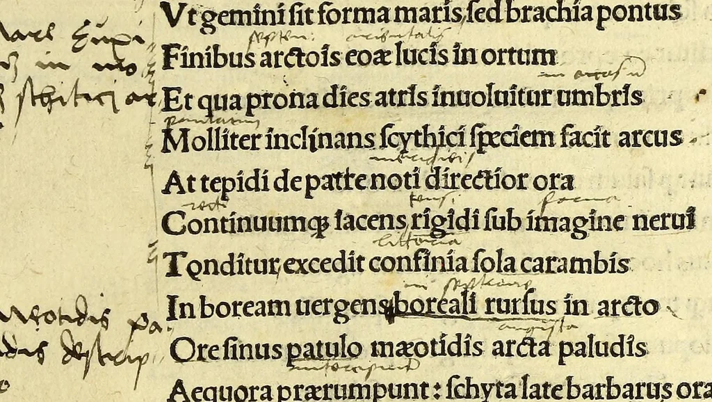 An illustration from Situs orbis Dionisij Ruffo Auieno interprete, 1508, leaf 15