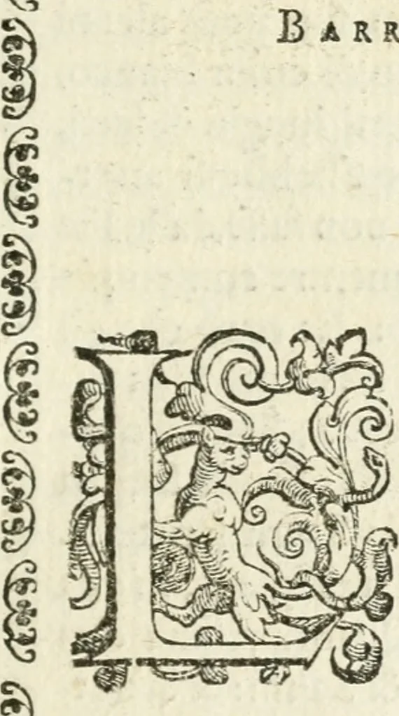 An illustration from Vaticinia, siue, Prophetiae Abbatis Ioachimi & Anselmi episcopi marsicani ... : qvibvs rota et oraculum turcicum maxime considerationis adiecta sunt : vnà cum praefatione et adnotationibus Paschalini Regiselmi = Vaticinii, ouero, Profetie dell'abbate Gioachino & di Anselmo vescovo di Marsico ... : a qvalli e aggionta una ruota et un' oracolo turchesco di grandissima cosideratione : insieme con la prefatione et annotationi di Pasqualino Regiselmo, 1600, leaf 28
