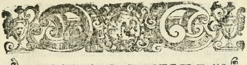 An illustration from Vaticinia, siue, Prophetiae Abbatis Ioachimi & Anselmi episcopi marsicani ... : qvibvs rota et oraculum turcicum maxime considerationis adiecta sunt : vnà cum praefatione et adnotationibus Paschalini Regiselmi = Vaticinii, ouero, Profetie dell'abbate Gioachino & di Anselmo vescovo di Marsico ... : a qvalli e aggionta una ruota et un' oracolo turchesco di grandissima cosideratione : insieme con la prefatione et annotationi di Pasqualino Regiselmo, 1600, leaf 6