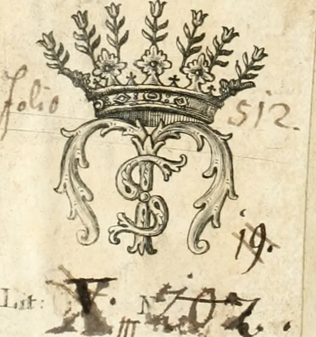 An illustration from Symbolographia, sive, De arte symbolica : sermones septem, 1701, leaf 1