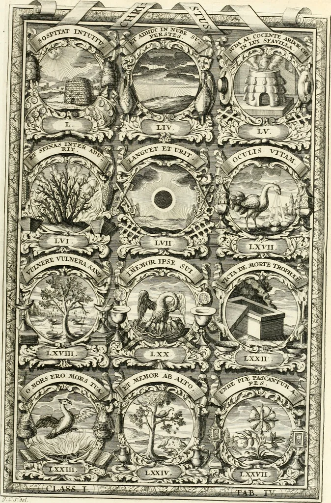 An illustration from Symbolographia, sive, De arte symbolica : sermones septem, 1701, leaf 180