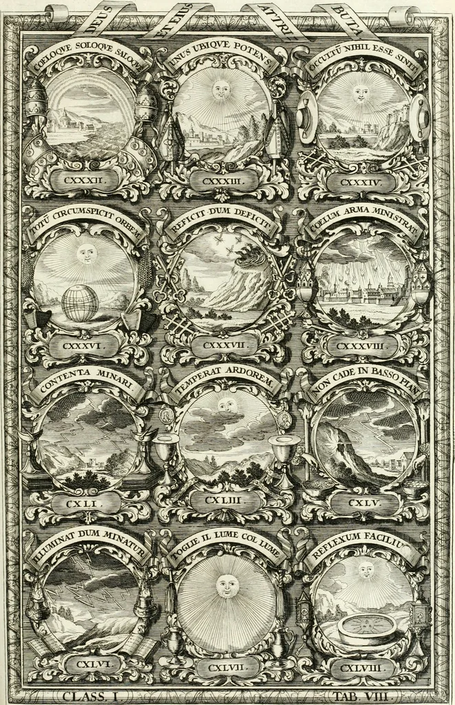 An illustration from Symbolographia, sive, De arte symbolica : sermones septem, 1701, leaf 188