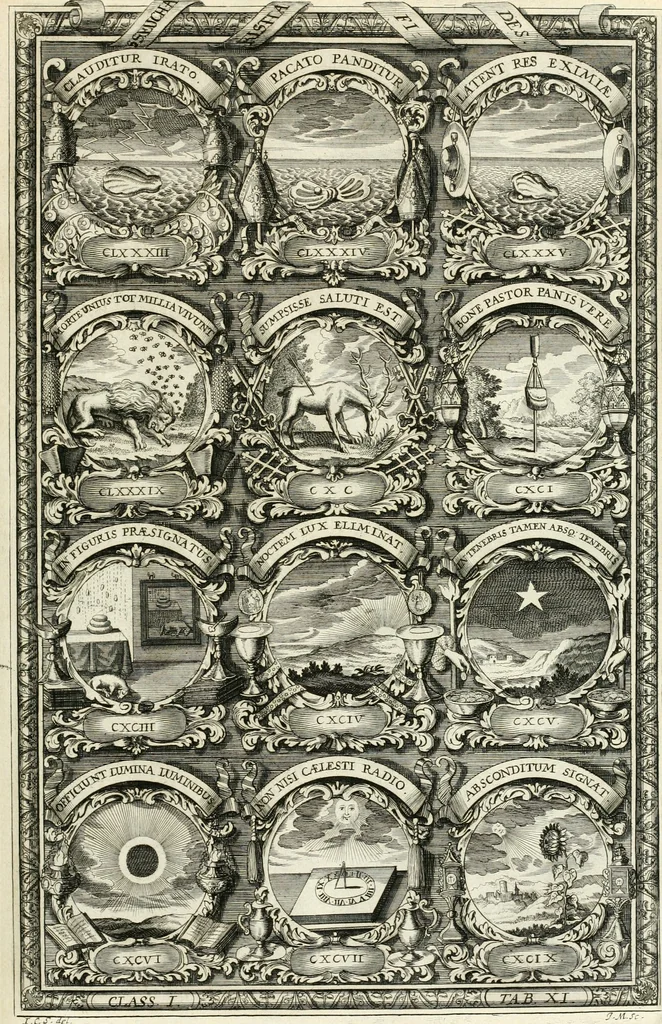 An illustration from Symbolographia, sive, De arte symbolica : sermones septem, 1701, leaf 194
