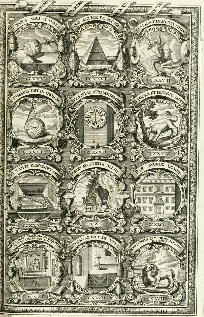 An illustration from Symbolographia, sive, De arte symbolica : sermones septem, 1701, leaf 198