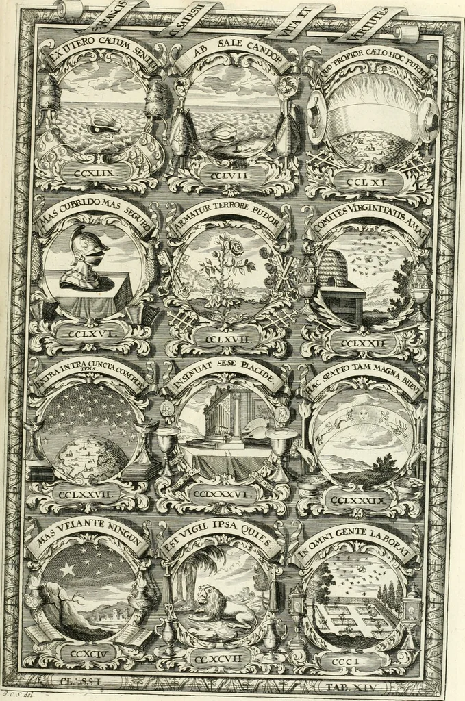 An illustration from Symbolographia, sive, De arte symbolica : sermones septem, 1701, leaf 200