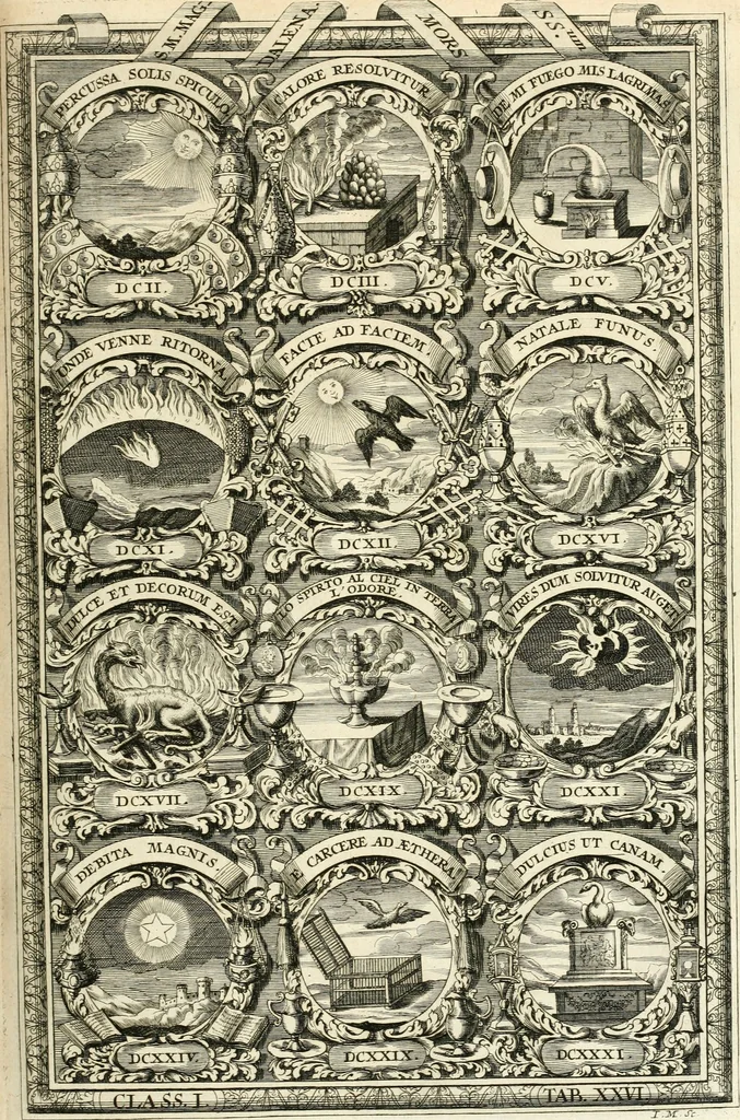 An illustration from Symbolographia, sive, De arte symbolica : sermones septem, 1701, leaf 224