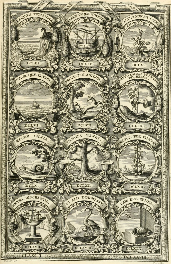 An illustration from Symbolographia, sive, De arte symbolica : sermones septem, 1701, leaf 228