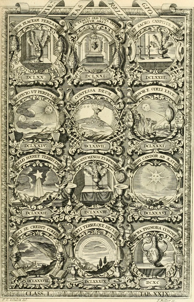 An illustration from Symbolographia, sive, De arte symbolica : sermones septem, 1701, leaf 230