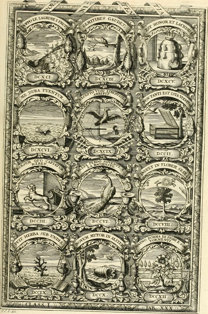 An illustration from Symbolographia, sive, De arte symbolica : sermones septem, 1701, leaf 232