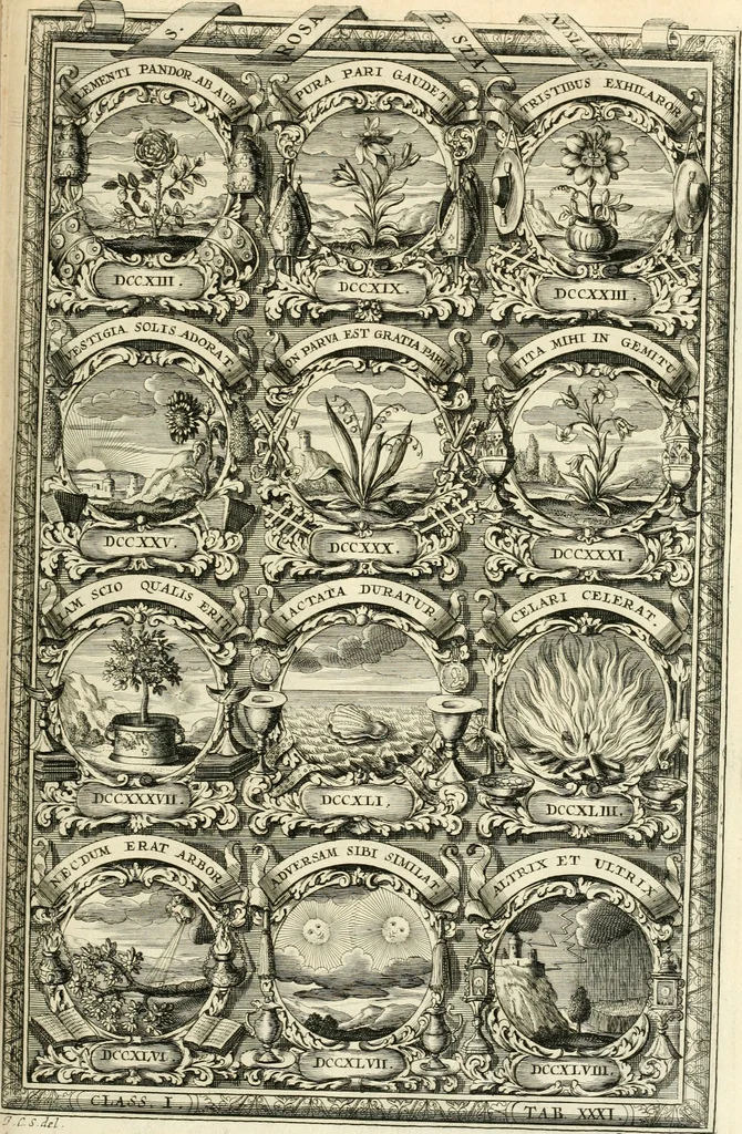 An illustration from Symbolographia, sive, De arte symbolica : sermones septem, 1701, leaf 234