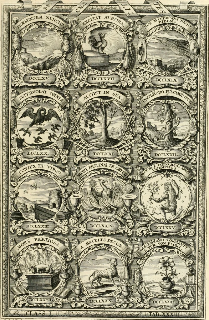 An illustration from Symbolographia, sive, De arte symbolica : sermones septem, 1701, leaf 238