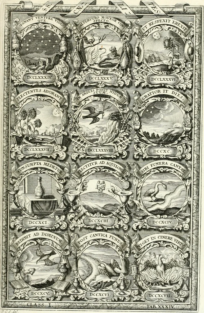 An illustration from Symbolographia, sive, De arte symbolica : sermones septem, 1701, leaf 240