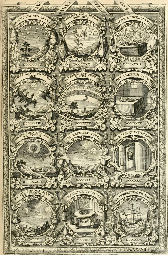 An illustration from Symbolographia, sive, De arte symbolica : sermones septem, 1701, leaf 246