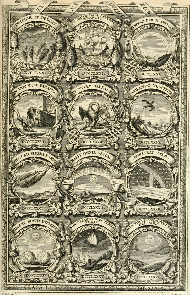 An illustration from Symbolographia, sive, De arte symbolica : sermones septem, 1701, leaf 250