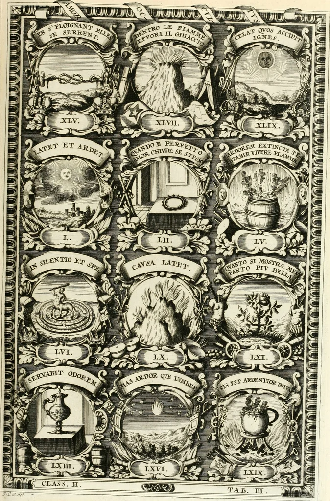 An illustration from Symbolographia, sive, De arte symbolica : sermones septem, 1701, leaf 338