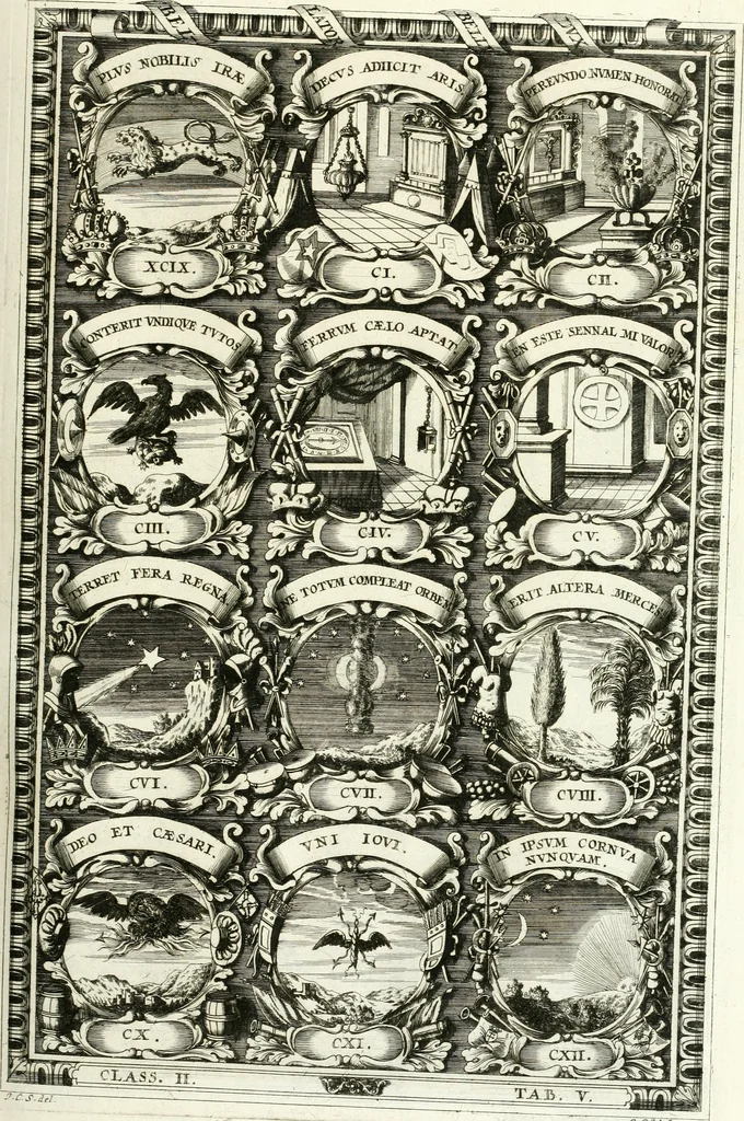 An illustration from Symbolographia, sive, De arte symbolica : sermones septem, 1701, leaf 342