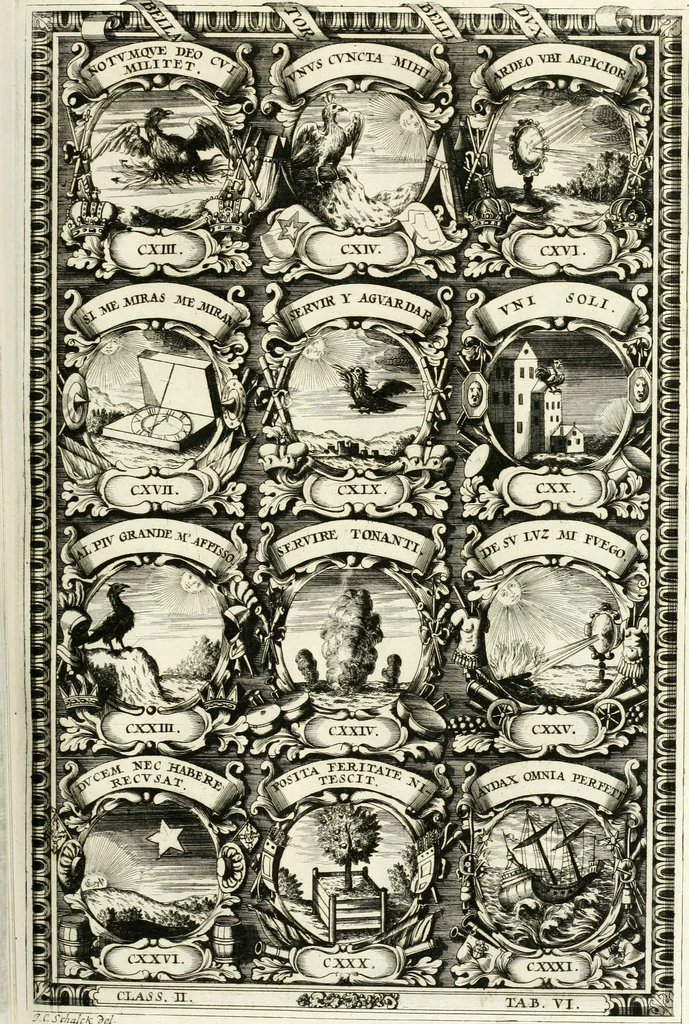 An illustration from Symbolographia, sive, De arte symbolica : sermones septem, 1701, leaf 344