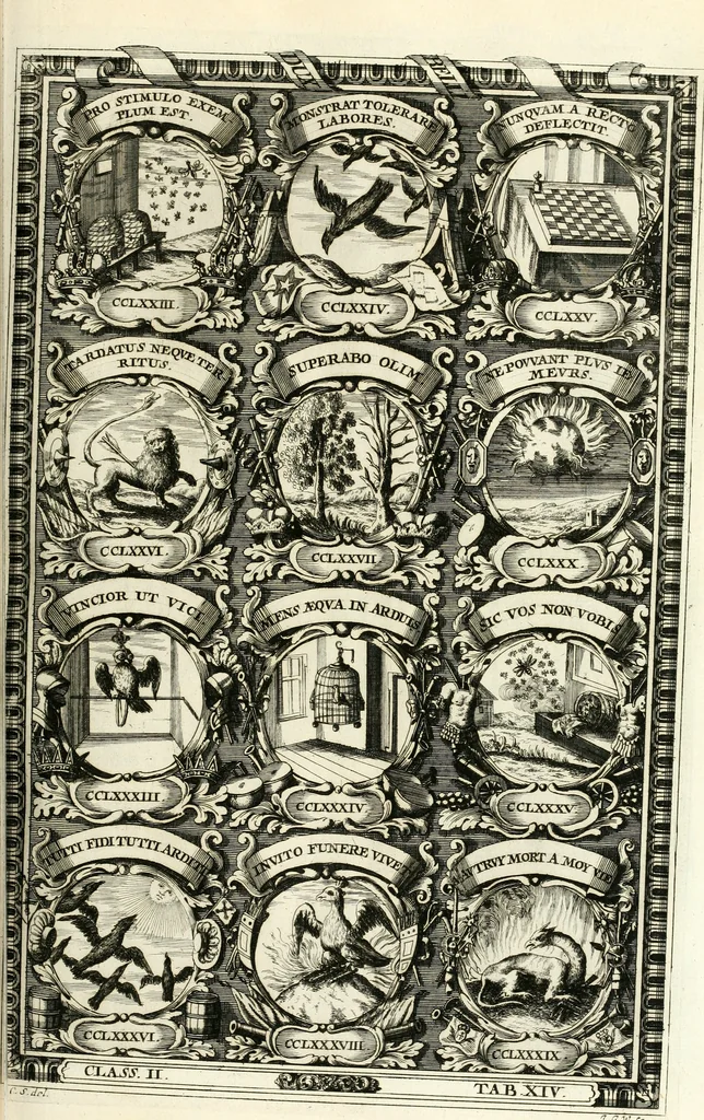 An illustration from Symbolographia, sive, De arte symbolica : sermones septem, 1701, leaf 360